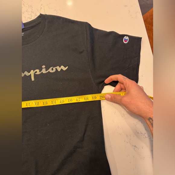 Champion camouflage logo print short sleeve shirt NWT - Picture 6 of 7